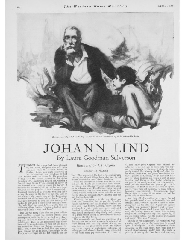 Second instalment of the serial novel "Johann Lind."