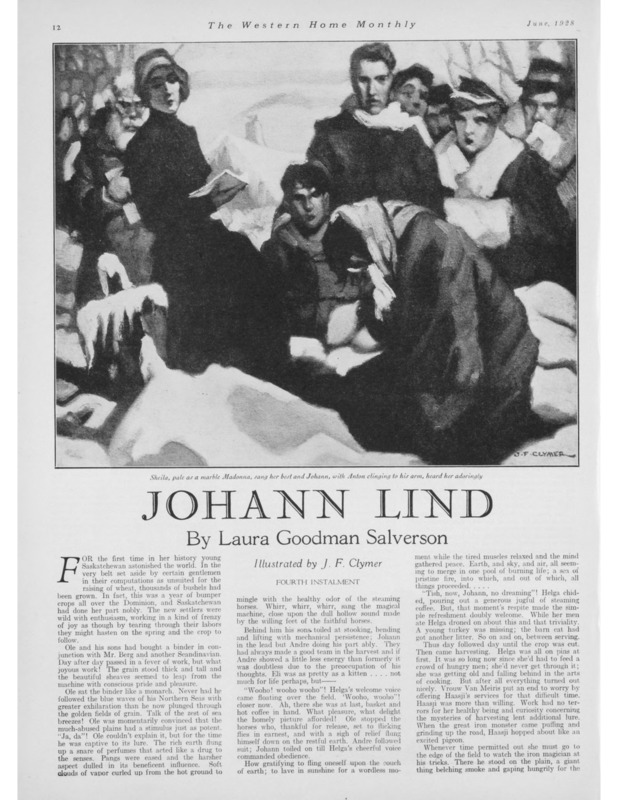 Fourth instalment of the serial novel "Johann Lind."